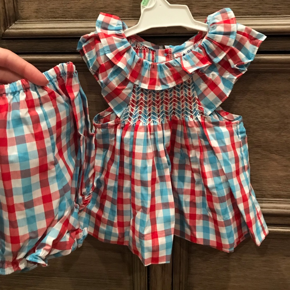 Dress with diaper cover